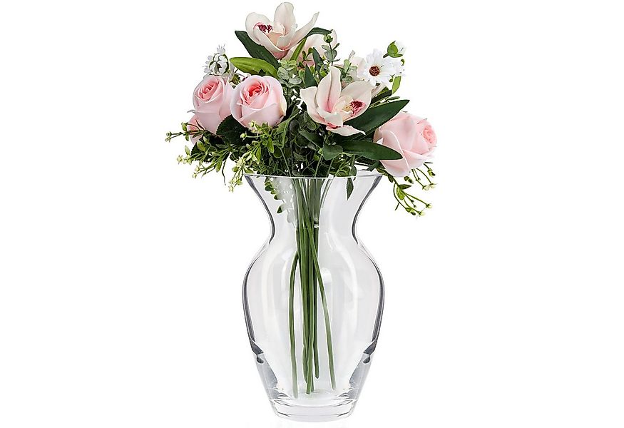 Belle Vous Dekovase Moderne Dekorative Kristallvase - Kleine Größe 18 cm (1 günstig online kaufen