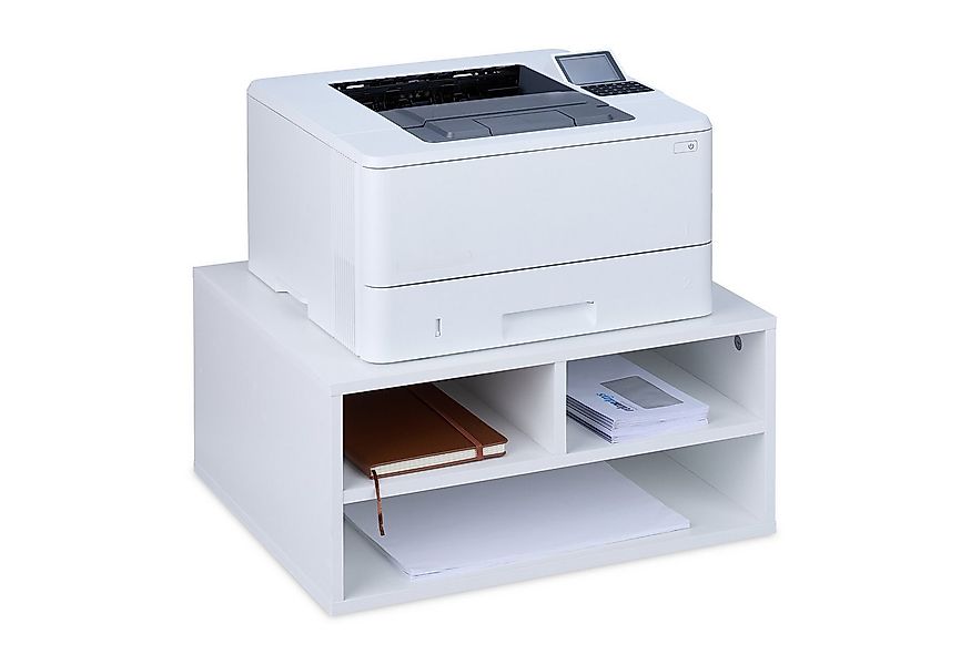 relaxdays Druckertisch Druckerständer für den Schreibtisch günstig online kaufen