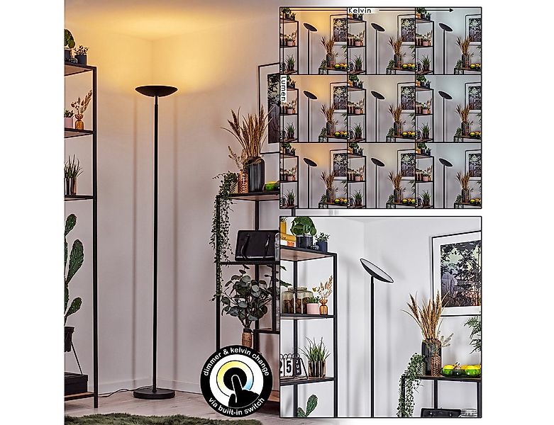 hofstein Stehlampe dimmbare Stehlampe im modernen Design Ø 25 cm, ohne Leuc günstig online kaufen