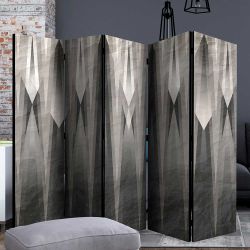 Grauer Paravent futuristisch modernem Design günstig online kaufen