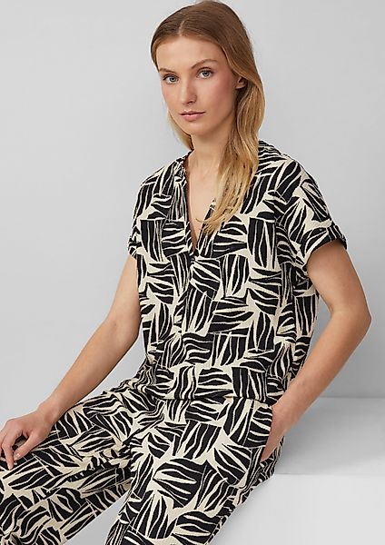 s.Oliver Shirttop Strukturiertes Blusenshirt im Relaxed günstig online kaufen