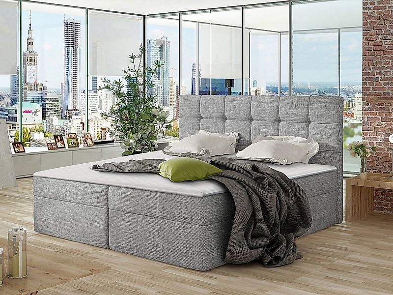 MIRJAN24 Boxspringbett Nele (Lattenrost, Kopfteil und günstig online kaufen