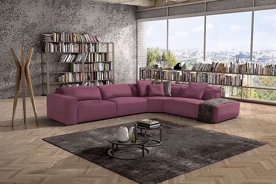 Egoitaliano Ecksofa "Beverly, extravangantes Designsofa mit erstklassigem S günstig online kaufen