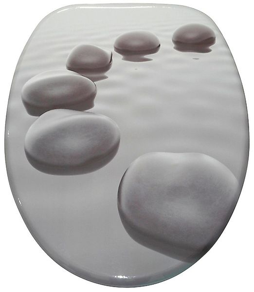 Sanilo WC-Sitz Black Stones, mit Absenkautomatik, günstig online kaufen