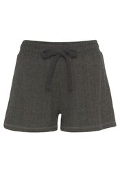 LASCANA Shorts Lounge-/ Strickshorts meliert mit Bindeband, Loungewear günstig online kaufen