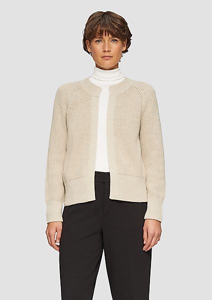 s.Oliver Strickjacke Strickjacke mit Raglanärmeln und günstig online kaufen