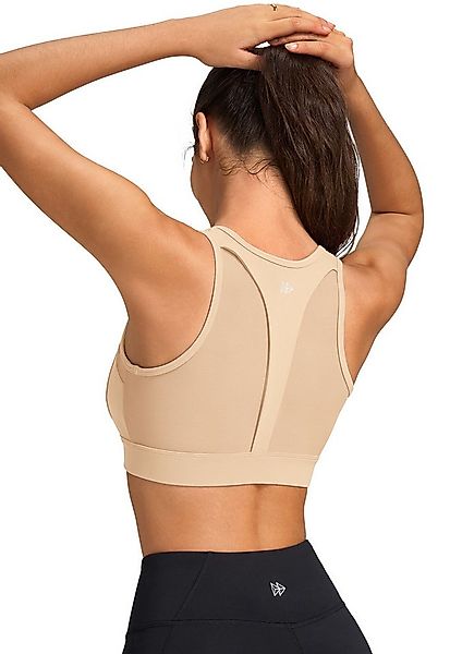 Yvette Sport-BH Damen Starker halt Mesh-Ringerrücken Gepolstert Lauf Fitnes günstig online kaufen
