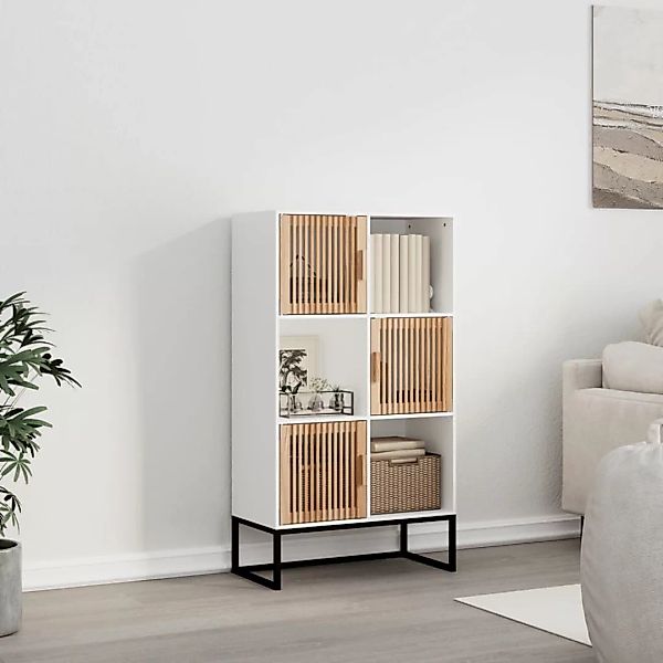 Vidaxl Highboard Weiß 70x35x125 Cm Holzwerkstoff günstig online kaufen