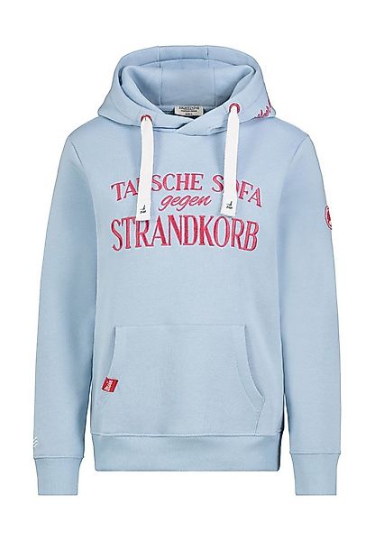 Eight2Nine Kapuzenpullover Damen Küstenhoodie bestickt Sweater, Kapuzenswea günstig online kaufen