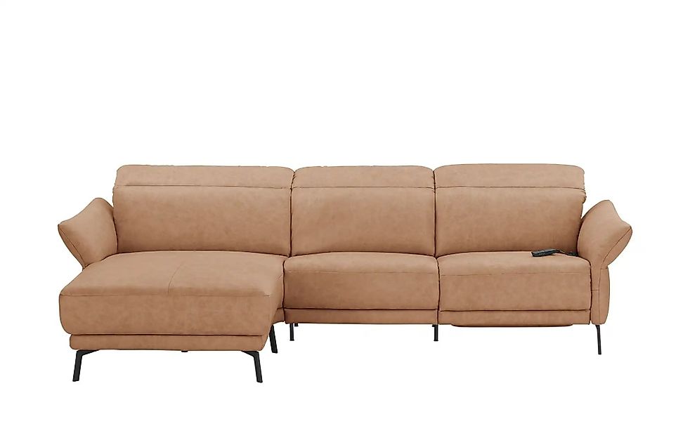 Wohnwert Ecksofa Leder Bellana ¦ braun ¦ Maße (cm): B: 291 H: 101 T: 176 Po günstig online kaufen