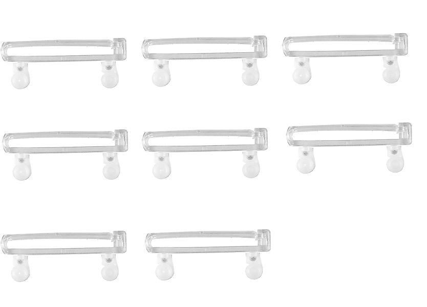 Clever-Kauf-24 Schlaufengleiter Schlaufengleiter m. Röllchen transparent günstig online kaufen