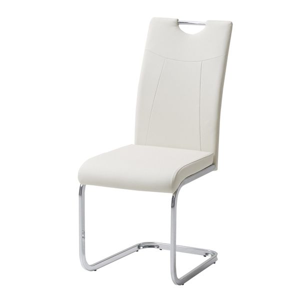 HTI-Living Esszimmerstuhl Esszimmerstuhl Beige Kunstleder Kelly günstig online kaufen