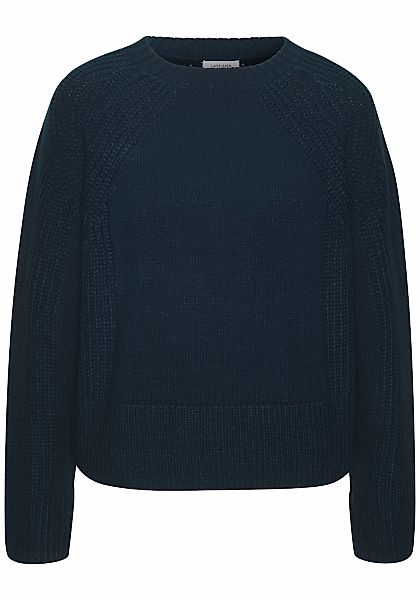 LASCANA Strickpullover, mit Grobstrick-Details, Damen Pullover mit Rundhals günstig online kaufen