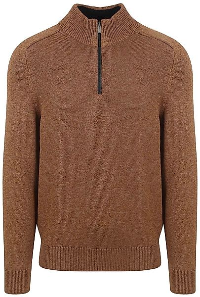 State Of Art Half Zip Pullover Melange Camel Braun - Größe L günstig online kaufen