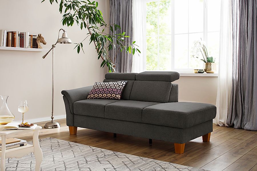 Home affaire Recamiere "Conville" incl. Kopfteilverstellung, Federkern, wah günstig online kaufen