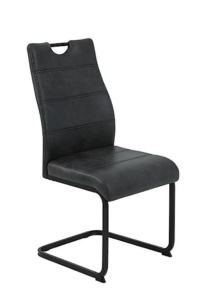 Neumarkt Abverkauf Schwingstuhl 1 Stück MELINA-II von Hela Vintage Anthrazi günstig online kaufen