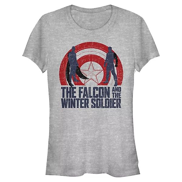 Marvel - The Falcon and the Winter Soldier - Gruppe Shield Sun - Frauen T-S günstig online kaufen