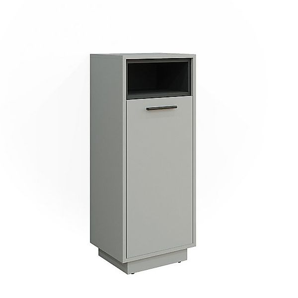 Vicco Midischrank Beatrice Grau/Grau 38 x 93 cm günstig online kaufen