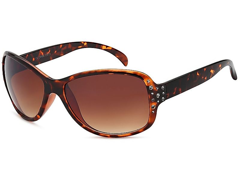 styleBREAKER Sonnenbrille Sonnenbrille Schmetterlingsform mit Strass (1-St) günstig online kaufen