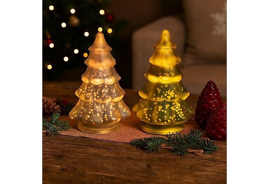 Online-Fuchs Weihnachtsfigur - Tannenbaum aus Glas mit LED-Beleuchtung - We günstig online kaufen