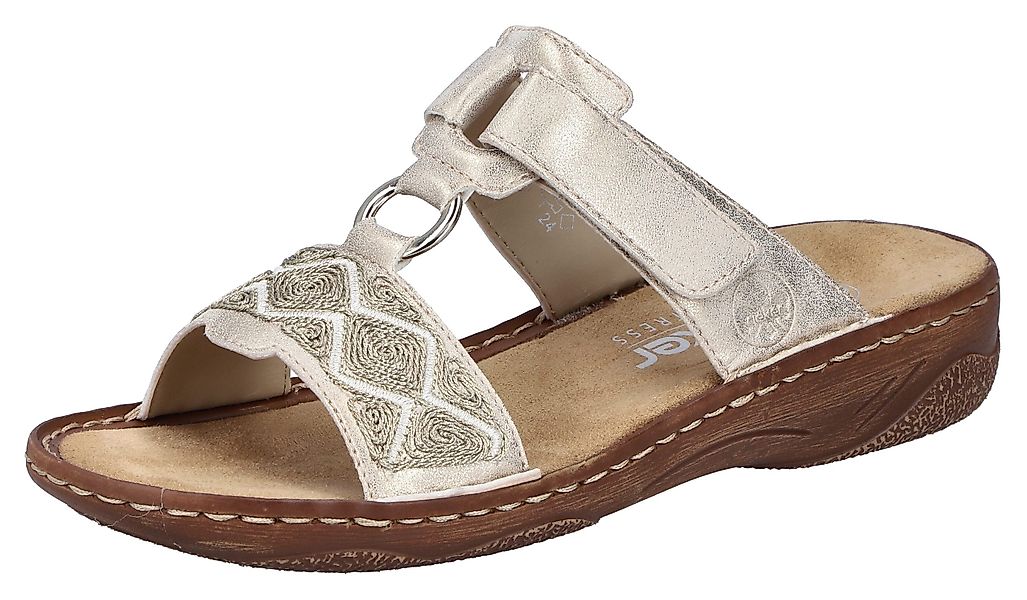 Rieker Pantolette Sommerschuh, Strandschuh, Schlappen, Urlaubschuh günstig online kaufen