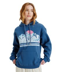 Roxy Kapuzensweatshirt Surf Stoked Brushed Vt günstig online kaufen