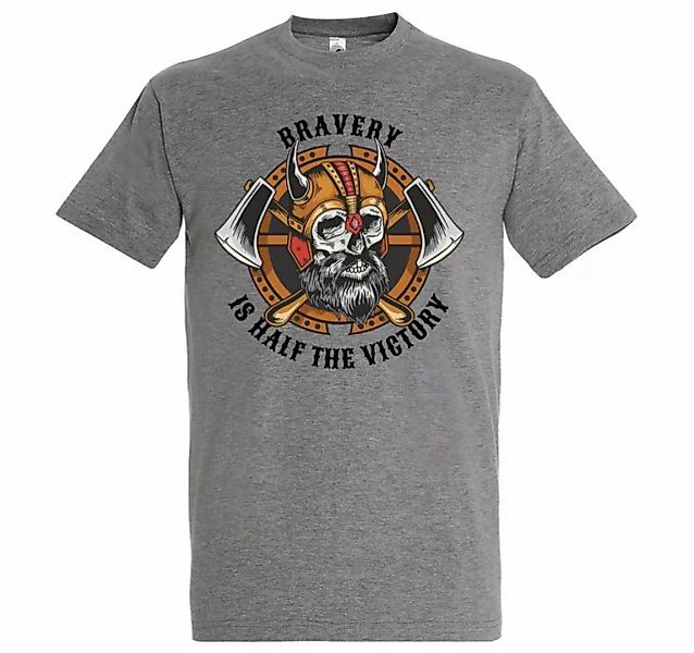 Youth Designz T-Shirt "Bravery Is The Half Of Victory" Herren Shirt mit tre günstig online kaufen