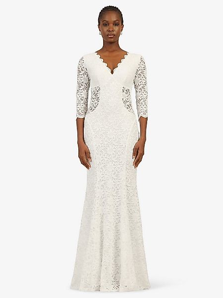 Kraimod Abendkleid mit V-Ausschnitt & 3/4-Ärmeln günstig online kaufen