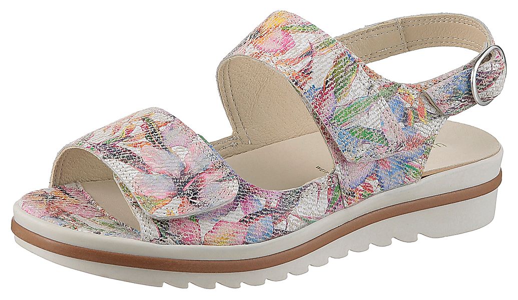 Waldläufer HAKURA Riemchensandale, Klettschuh, Sandalette, Keilabsatz, günstig online kaufen