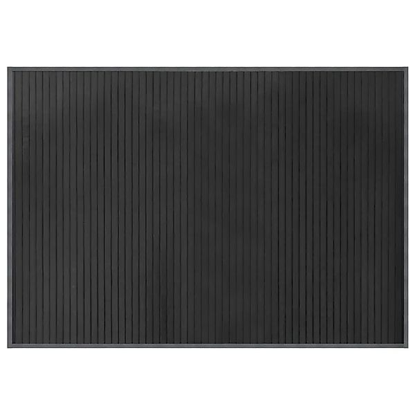 vidaXL Teppich Rechteckig Grau 70x100 cm Bambus 376868 günstig online kaufen