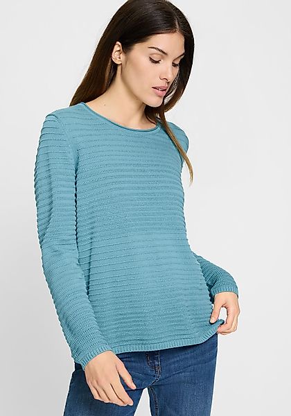 Olsen Rundhalspullover gerade geschnitten günstig online kaufen