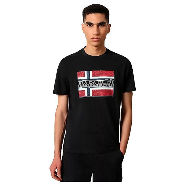 Napapijri Sench Kurzärmeliges T-shirt S Black 041 günstig online kaufen