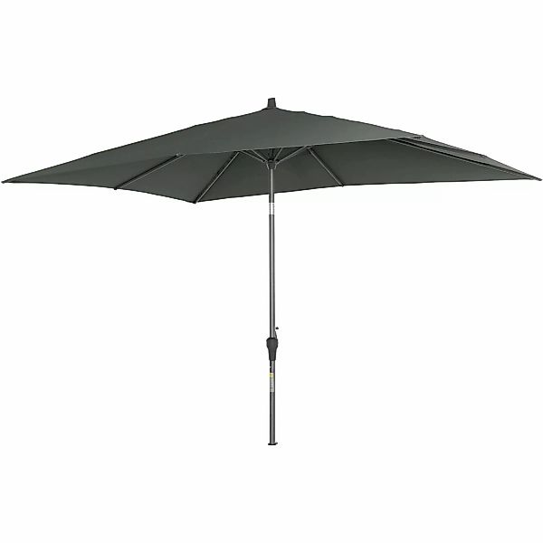 Siena Garden Marktschirm 300 cmx 200 cm Grün mit Kurbelmechanik günstig online kaufen