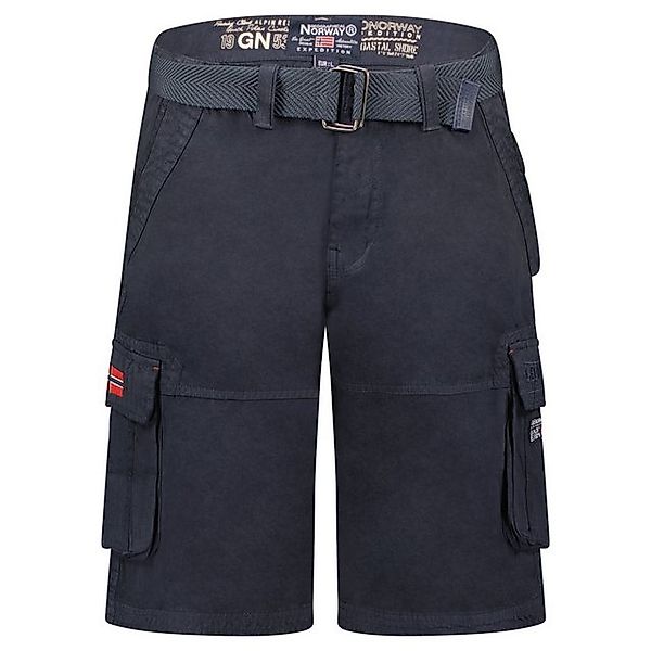 Geographical Norway Cargoshorts Herren kurze Hose PIONEC (1-tlg) Mit Gürtel günstig online kaufen