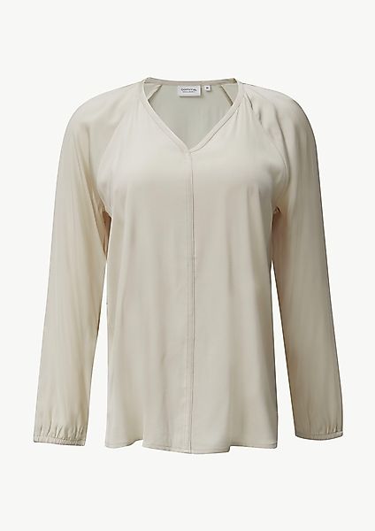 comma casual identity Langarmbluse Satinierte Bluse günstig online kaufen