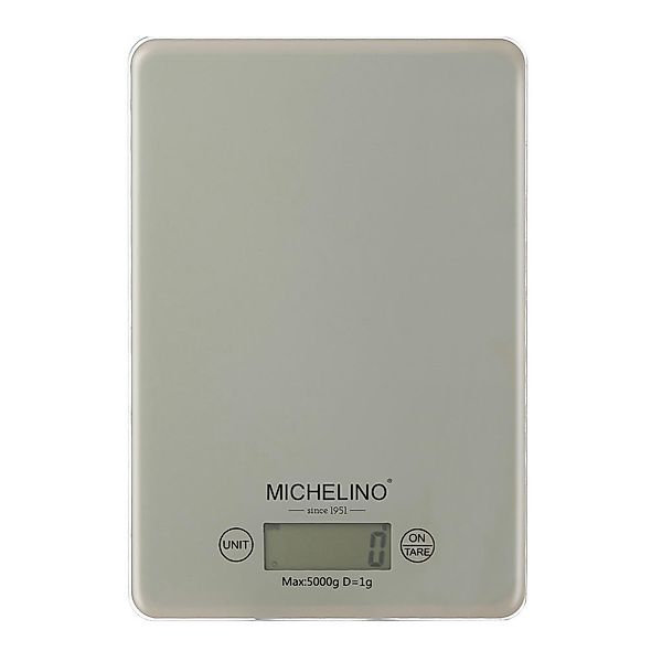 MICHELINO Küchenwaage beige Kunststoff B/L: ca. 15x22 cm günstig online kaufen