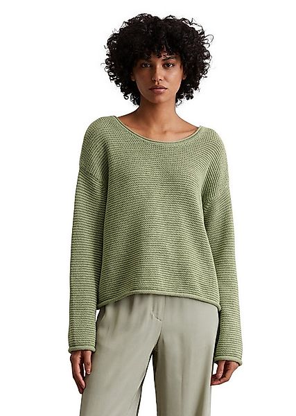 Marc O'Polo Rundhalspullover aus Organic Cotton günstig online kaufen