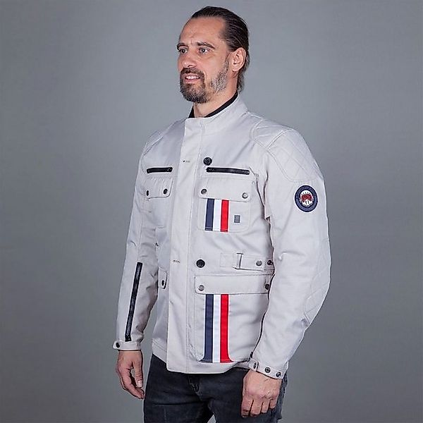 Helstons Motorradjacke Hoggar wasserdichte Motorrad Textiljacke Rückenprote günstig online kaufen