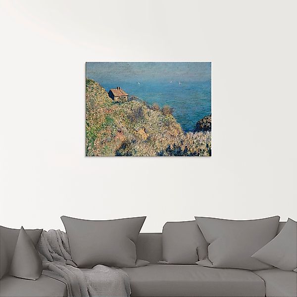 Artland Glasbild "Das Haus des Douaniers in Varengeville.", Küste, (1 St.), günstig online kaufen
