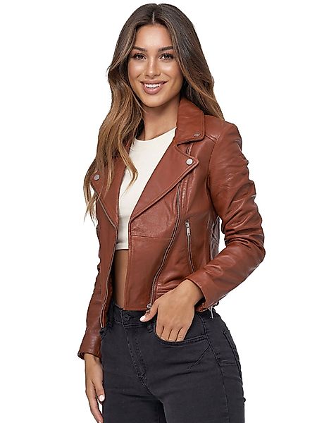 Tazzio Lederjacke F507 Biker Look mit günstig online kaufen
