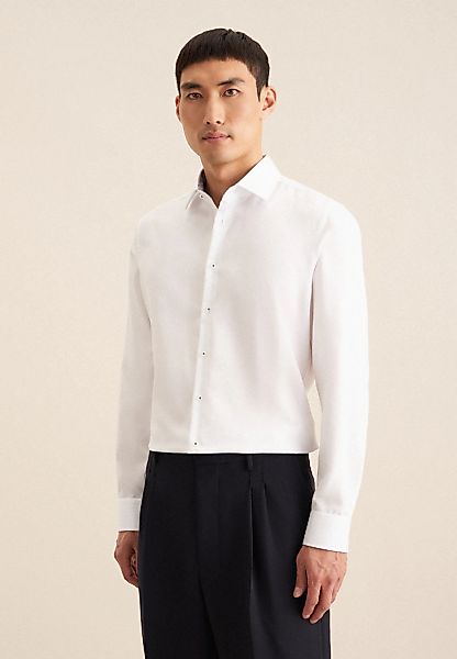 seidensticker Businesshemd "Slim", Slim Langarm Kentkragen Uni günstig online kaufen
