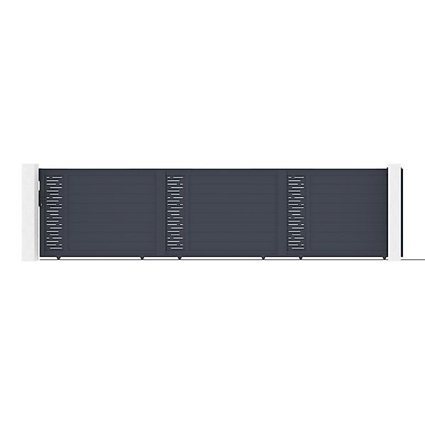 Casanoov Schiebetor 6M Arlberg H 140 Graues Aluminium günstig online kaufen