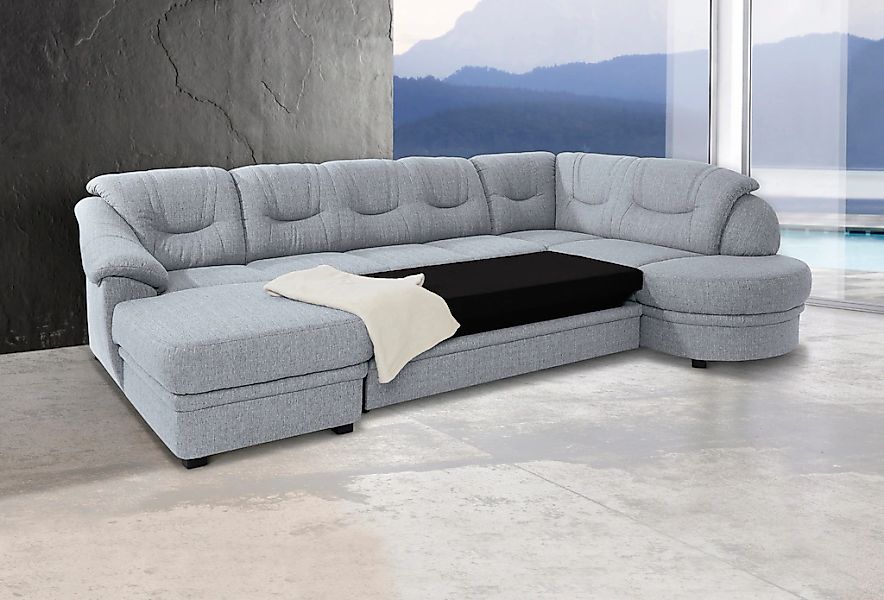 sit&more Wohnlandschaft »Savoni U-Form« wahlweise mit Bettfunktion günstig online kaufen