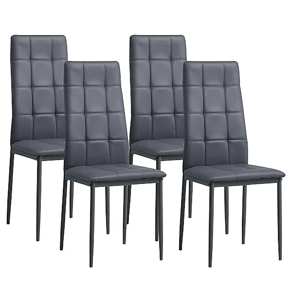 Albatros Esszimmerstühle RIMINI 4er SET Grau günstig online kaufen