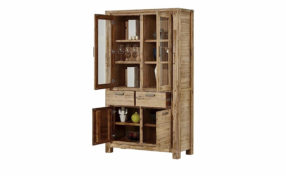 Woodford Vitrine  Borneo ¦ holzfarben ¦ Maße (cm): B: 114 H: 200 T: 47.0 Sc günstig online kaufen