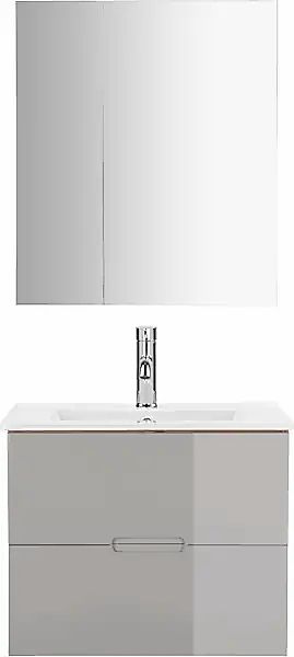 welltime Badmöbel-Set »Lund Badmöbel Set Badschrank Badezimmerset« günstig online kaufen