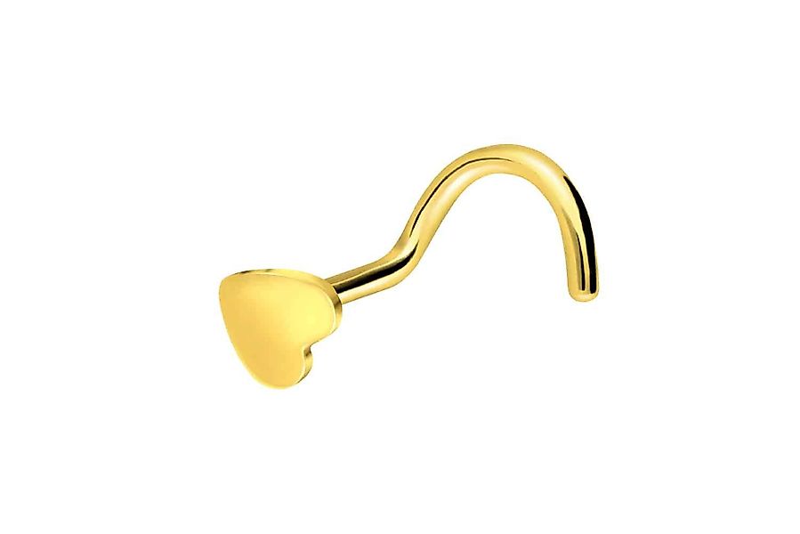 PIERCINGLINE Nasenpiercing Chirurgenstahl Nasenstecker Spirale HERZ günstig online kaufen
