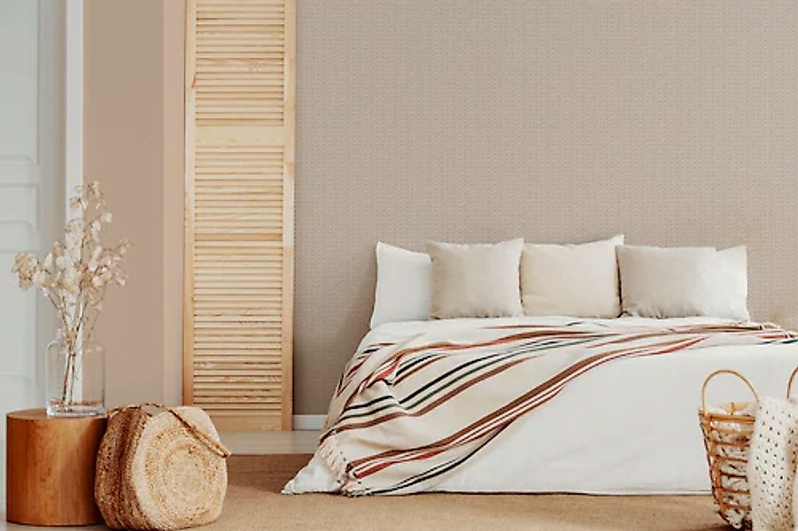 Easy Decor Vliestapete »Geflochtener Korb« neutral geprägt 10mx52cm (ca. 5m günstig online kaufen