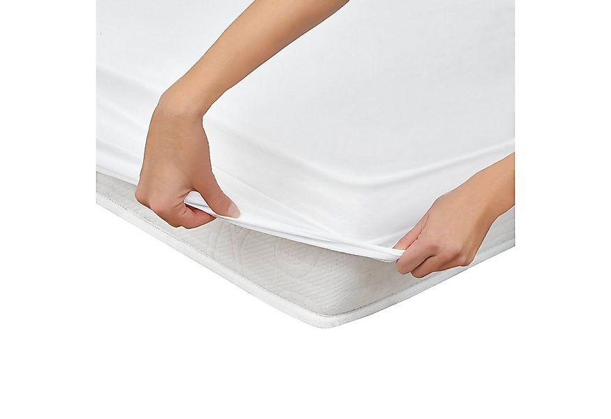 Matratzenschoner Wasserfester Matratzenschoner mit Rundumgummi, Milbenschut günstig online kaufen