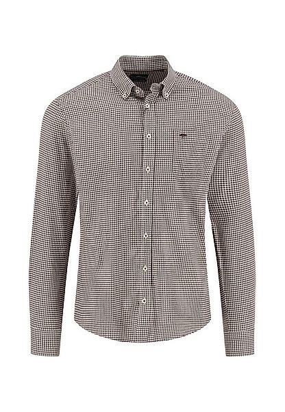 FYNCH-HATTON Langarmhemd mit Logo Stickerei günstig online kaufen